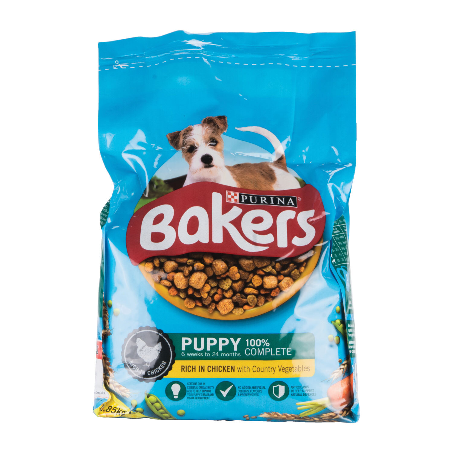 Bakers Puppy 100% Complete Dry Dog Food, Rich in Chicken with Country  Vegetables,  x12 – Pet Societies